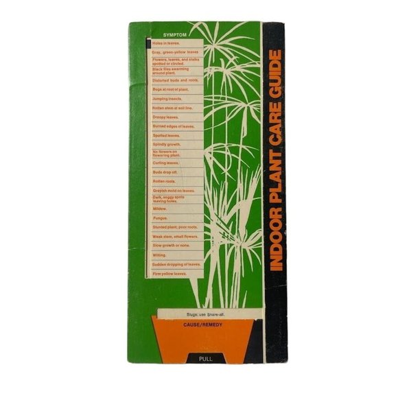 Vintage Indoor Plant Guide with Pull Diagnosis Feature-Hawaii Nursery - Picture 2 of 9